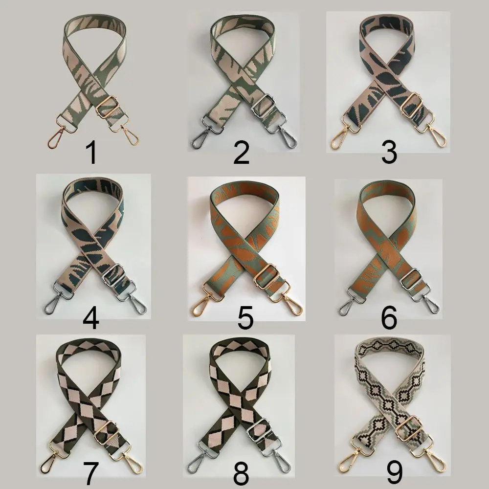 Fashion Adjustable Wide Replacement Shoulder Bag Strap Cotton Colored Handbag Belt | Багаж и сумки