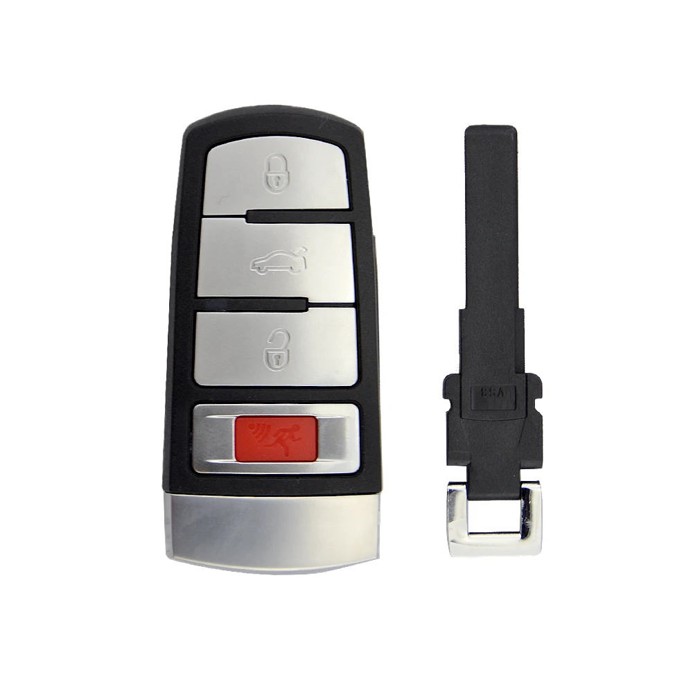 OkeyTech 3/4 Buttons Remote Car Key Case For Volkswagen VW Passat CC B6 B7 B7L R36 Maogotan B5 3C Shell Blade | Автомобили и