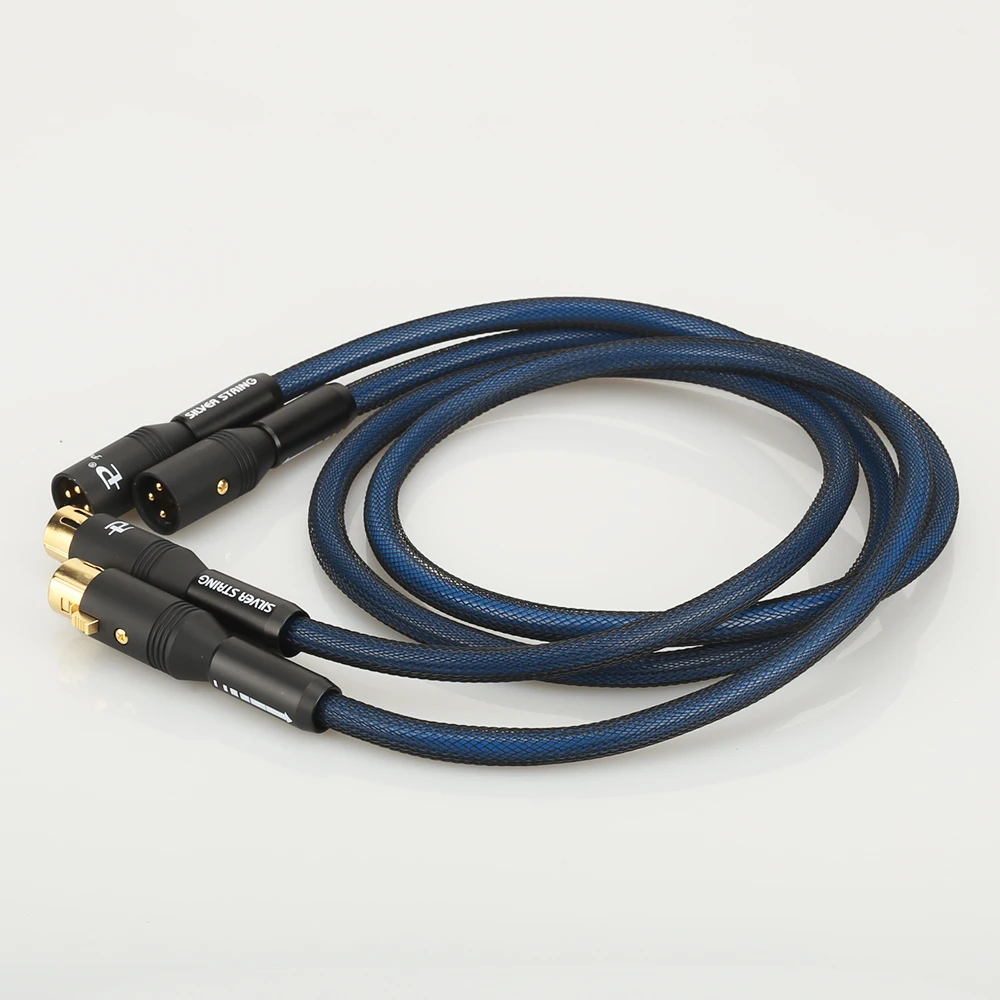 Hifi audio соединительный кабель XLR 5N OFC Hi Fi с серебряным покрытием из чистой меди|audio