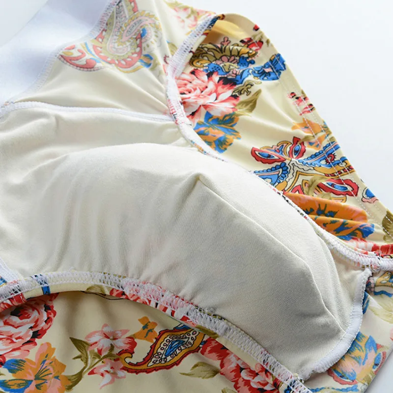 Мужские трусы с модным принтом сексуальные мужские плавки из нейлона и ледяного