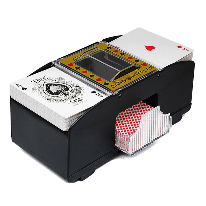 

Durable Shuffle Machine Board Game Poker Playing Cards Electric Automatic Card Game Party Entertainment