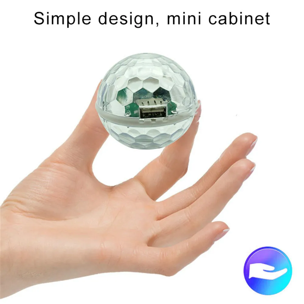 Новинка миниатсветильник рный Волшебный шар освещение для салона автомобиля USB