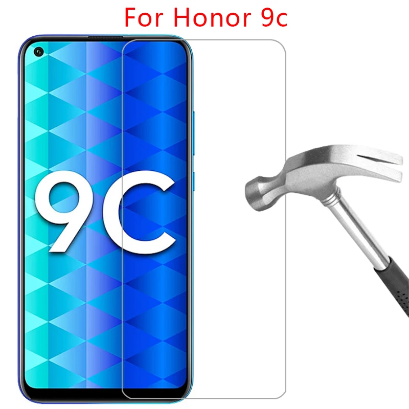 Защитное стекло для honor 9c защита экрана закаленное huawei 9 c c9 пленка 6 39 huawey huwei hawei onor