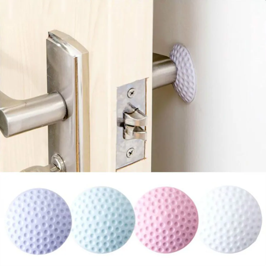 

1pcs/bag Rubber Doorknob Shock Collision Rails Mat Pad Silent Door Rear Pad Door Handle Anti Collision Wall Buffer Stick