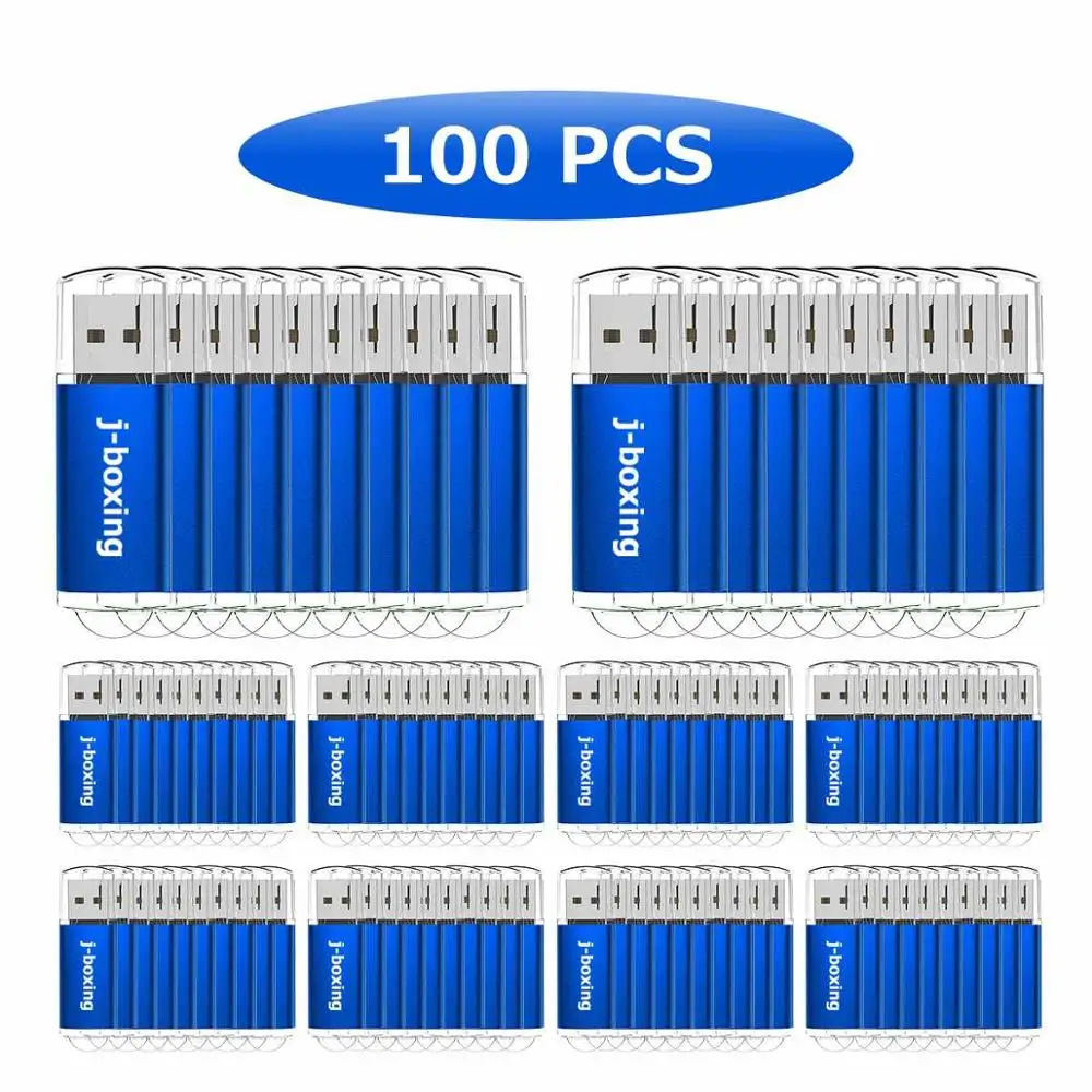 J-боксерская партия 100 USB флеш прямоугольная 64 МБ-32 ГБ флеш-накопители карта памяти флэш-накопитель для компьютера ноутбука планшета Mac полная емкость