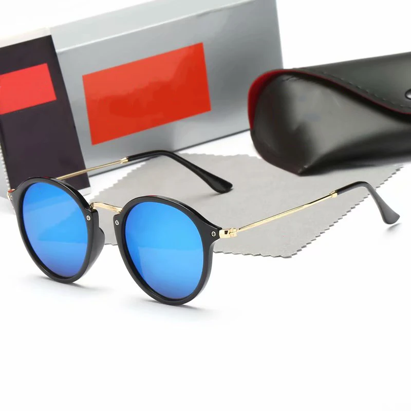 

2021 Classic Sunglasses For Both Men and Women with a Retro Style of Round Sunglasses Luxury Designer Brand With Original Box