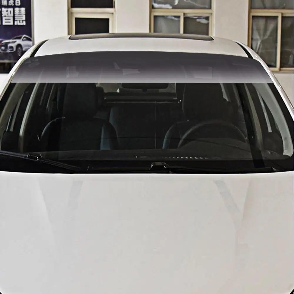 HiMISS защита для лобового стекла автомобиля DIY Наклейка на окно солнцезащитный козырек полоса Тонирующая пленка
