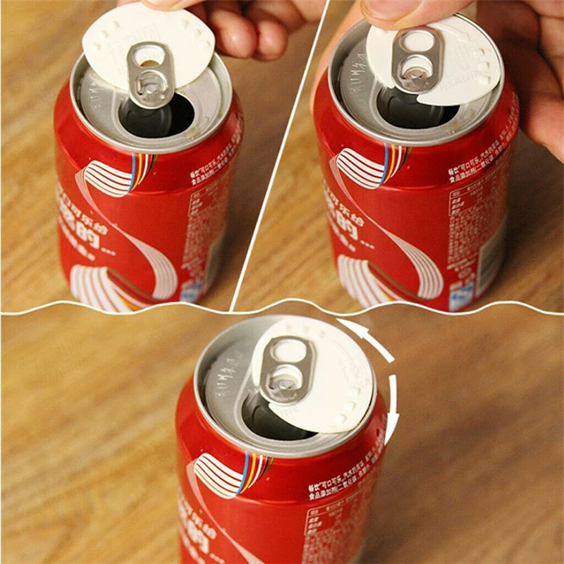 5pcs/set Soda Can Sealed Cap Tops Snap On Cold Beverage Caps Lid Dust Free Household Kitchen Tool Drink Protector - купить по