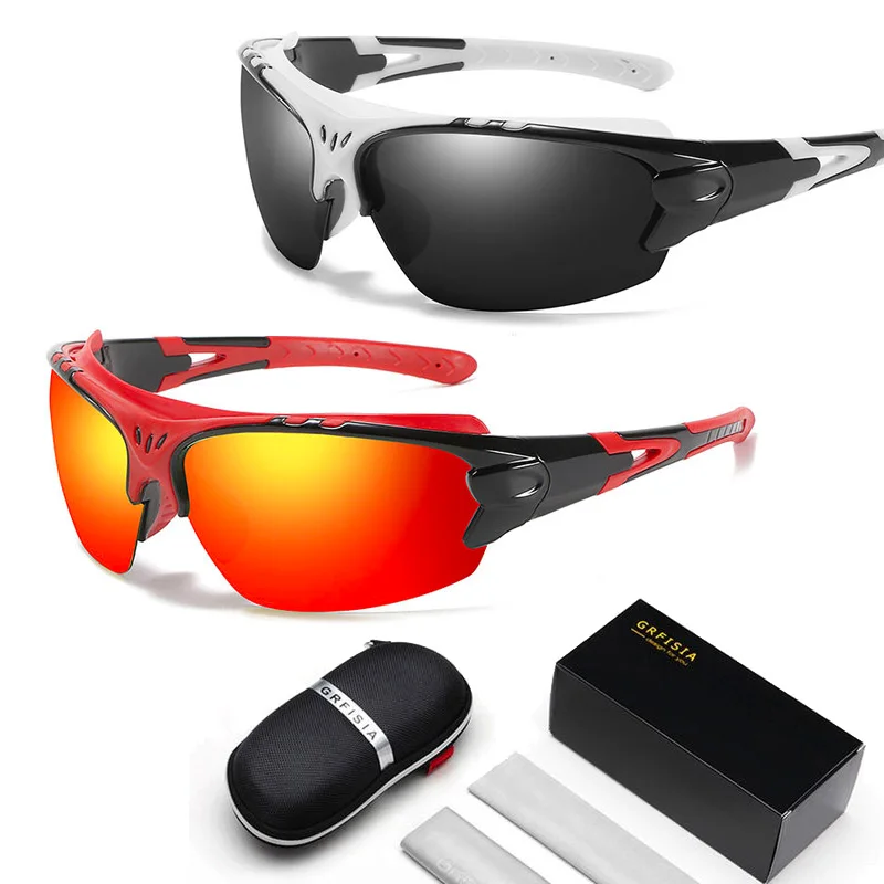 

Fashion Half Frame Polarized Sports Sun Glasses Car Driving Anti-Glare Travel Camping Cycling Fishing Goggles UV400 Sunglassses