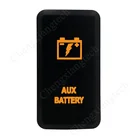 12 В Оранжевый Светодиодный AUX Аккумулятор для Toyota Landcruiser Hilux FJ Cruiser Tacoma Fortuner 4runner OEM Замена нажимного переключателя