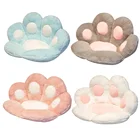 Kawaii Медведь лапа животное подушка сиденья мягкая кошка лапа искусственная плюшевая животная диван для дома офиса стул Декор подарок