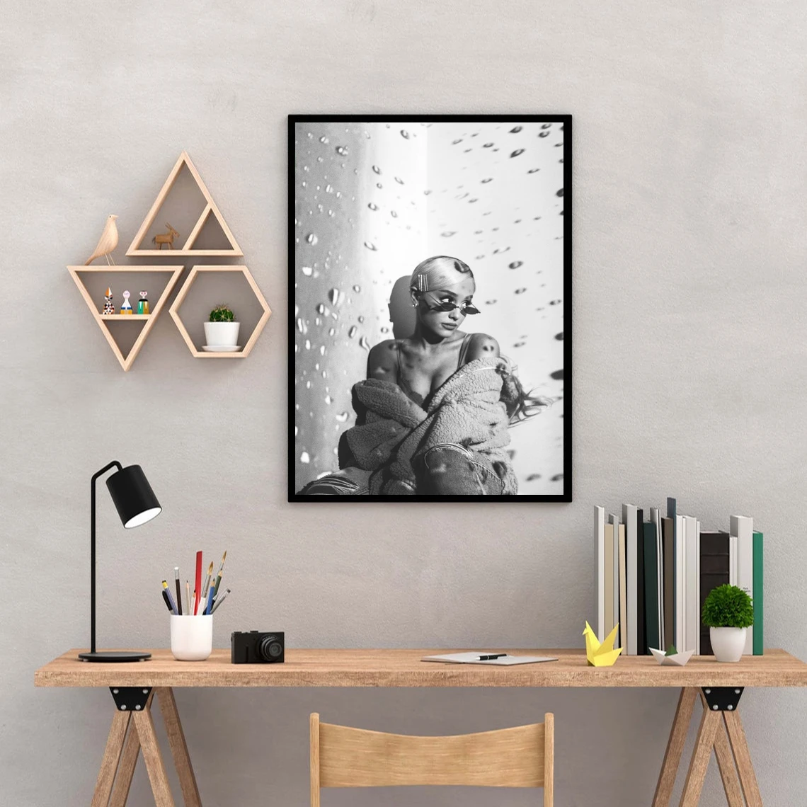 

Плакат Ариана Гранде музыкальная певица звезда Художественная печать Картина на холсте настенные картины гостиная домашний Декор (без рам...