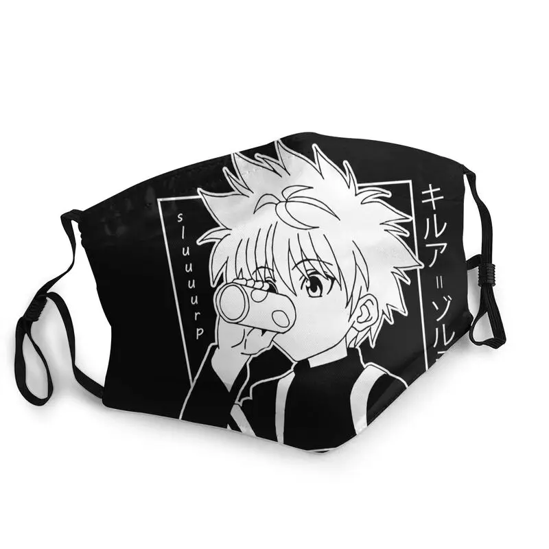 

Hunter X Hunter Mask Breathable Unisex Adult Mouth Face Mask Killua Zoldyck Dustproof Protection Cover Respirator Mouth Muffle