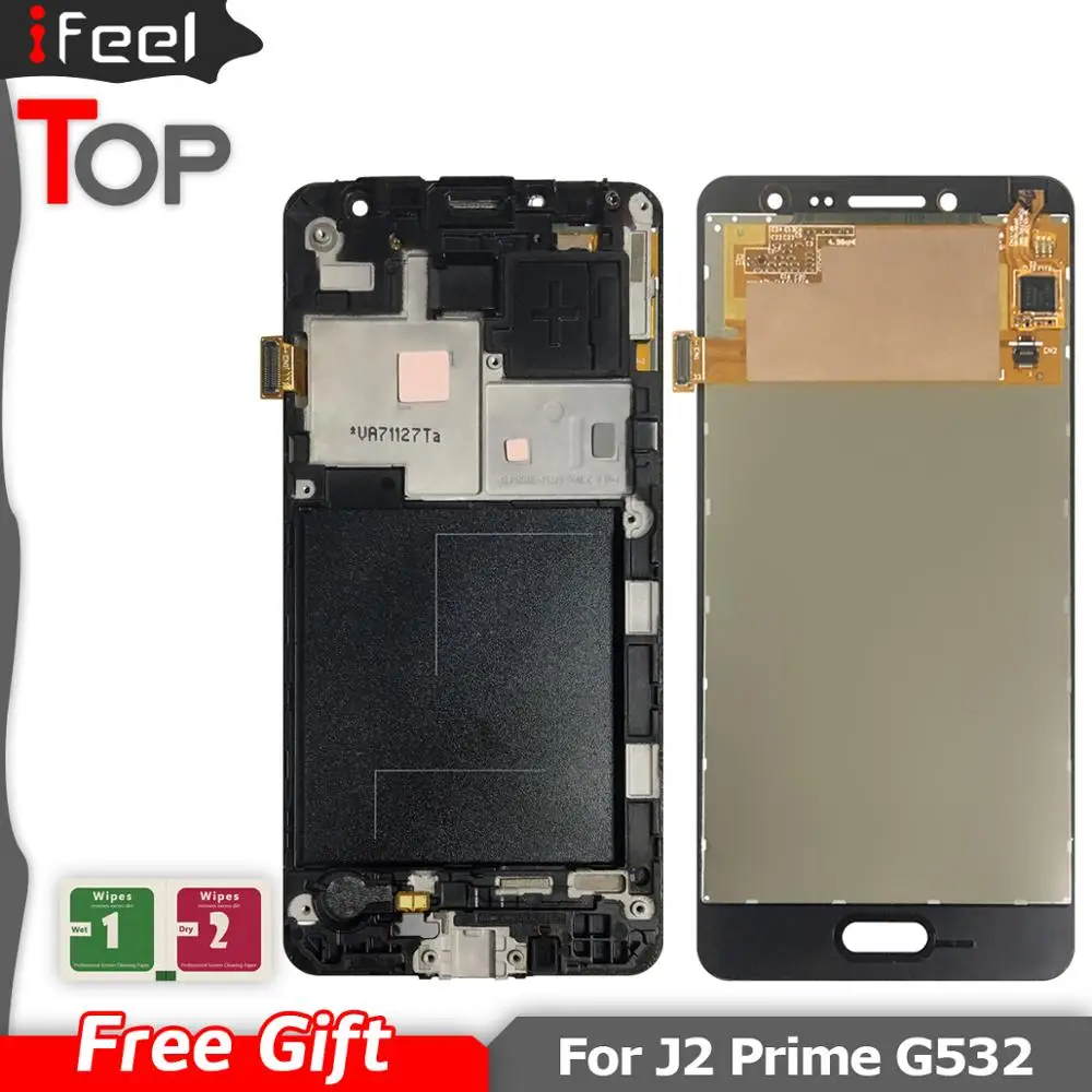 Для Samsung J2 Prime G532 SM G532F ЖК дисплей с сенсорной панелью рамкой Digitizer Assembly