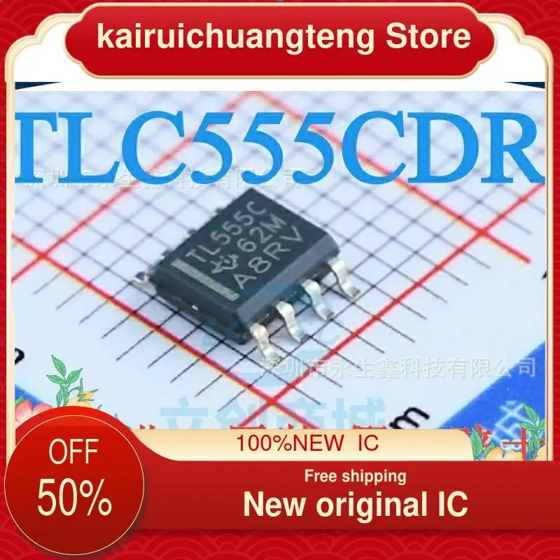 

10PCS TLC555CDR TLC555CD TL555C TL555 SOP8 New original IC