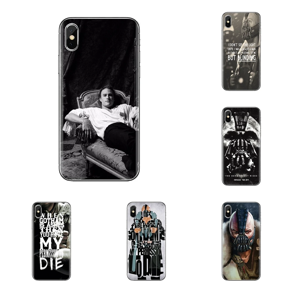 TPU Transparent Cover Bag Bane Dark Knight Rises Heath Ledger For Huawei Mate Honor 4C 5C 5X 6X 7 7A 7C 8 9 10 8C 8X 20 Lite Pro |