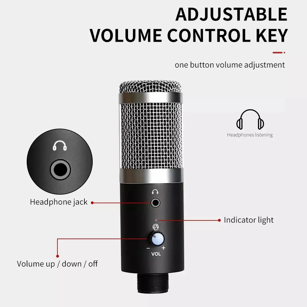 

Professional bm 800 Condenser Microphone Studio Live Conference Condenser for Computer Studio Conference Recording for Computer