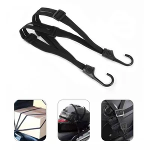Universal 60cm Motorcycle Luggage Strap Motorcycle Helmet Gears Fixed Elastic Buckle Rope High-Stren in USA (United States)