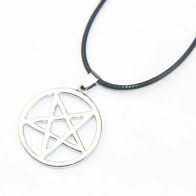 Ожерелье черного двореца подвеска в виде пятиконечной пентаграммы значок с