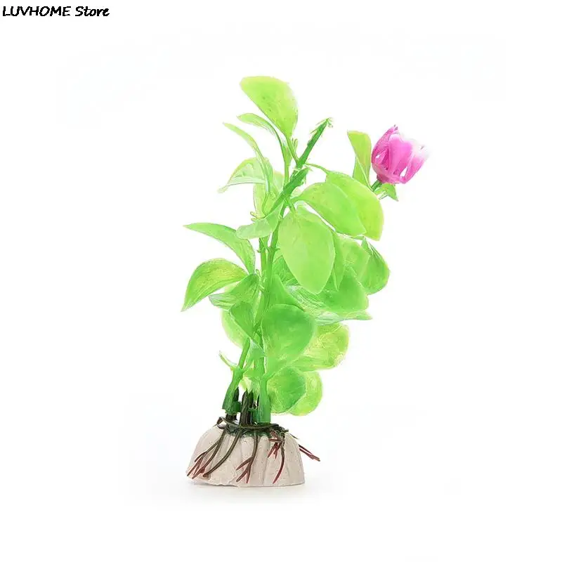 Горячий Искусственный пластик водное растение аквариум с травой украшения