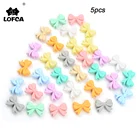 5 шт., силиконовые бусины для прорезывания зубов, без бисфенола