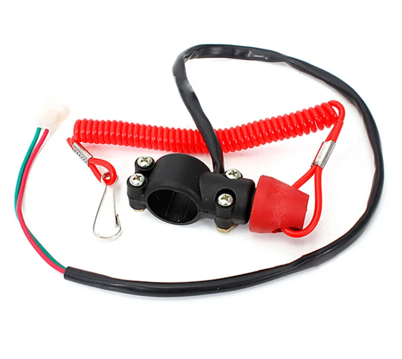 Переключатель останова мотоцикла и трос безопасности для руля 7/8 дюйма