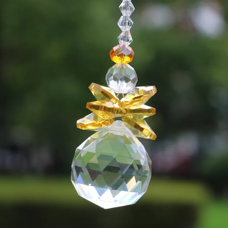 8 шт. 20 мм подвесной Ловец снов хрустальный шар призмы домашний сад коллекция