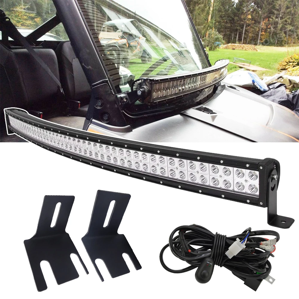 Для Polaris Ranger 1000 900 обычный crew XP и 570 50 дюймов 288 Вт изогнутый светодиодный