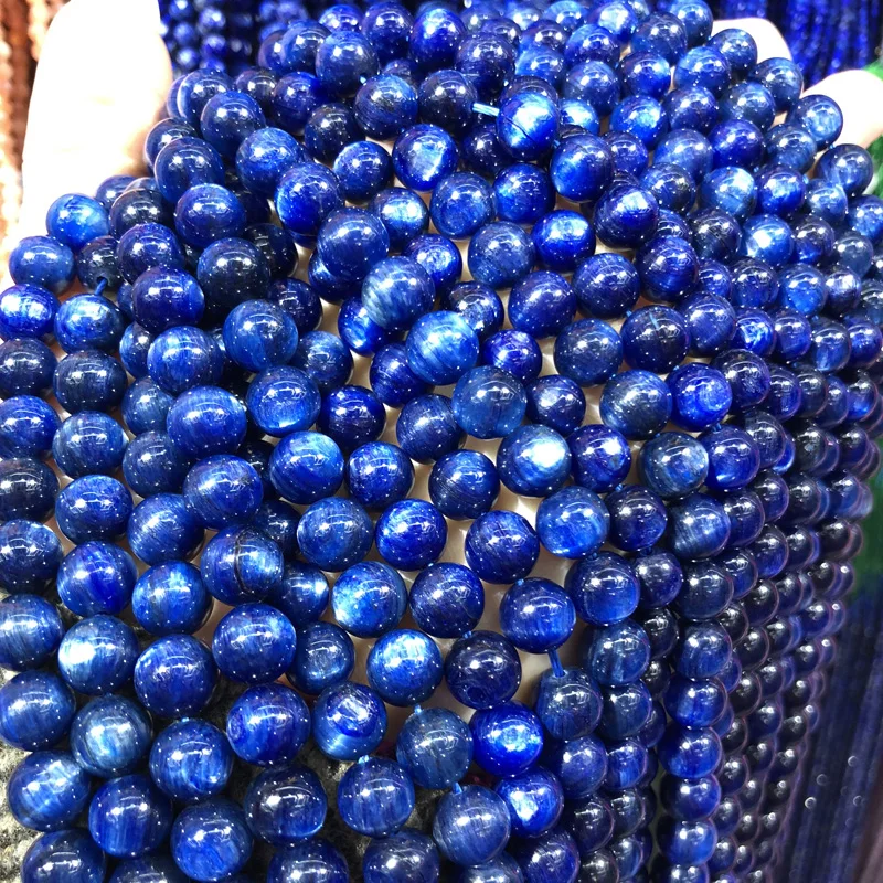 Бусины из натурального камня Cyanite высокое качество свободные бусины подходят для