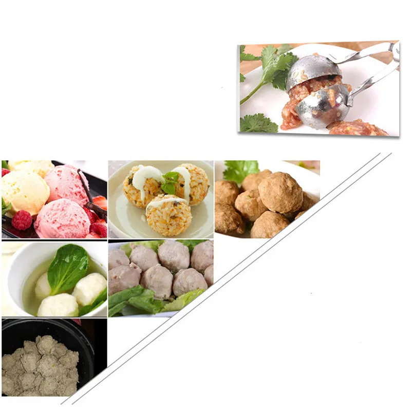 

Convenient Kitchen Meatball Maker Stainless Steel Meatball Clip Fish Ball Rice Ball Making Mold Tool Kitchen Accessories