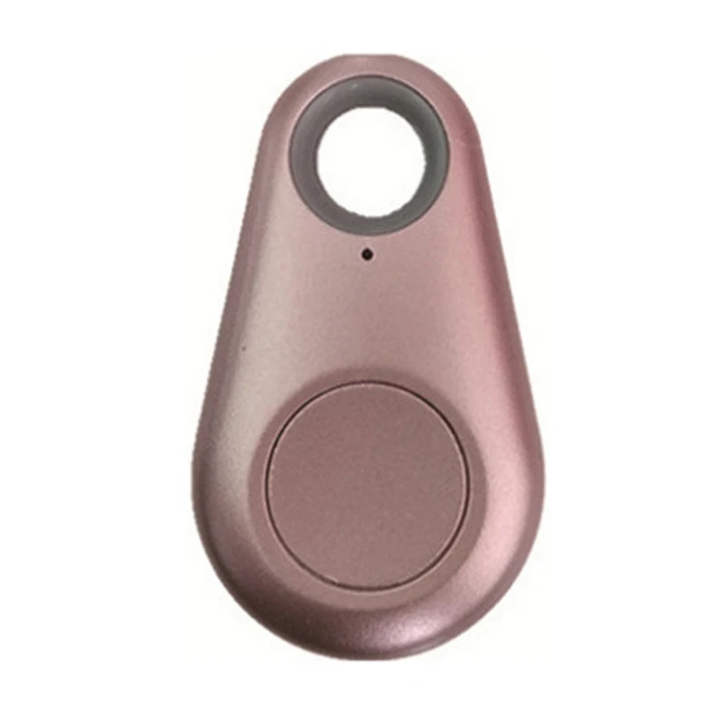 Rose Gold 1 шт. анти-потеря Водонепроницаемый Bluetooth трекер Домашние животные Смарт мини gps трекер кошелек сумка кулон для поиска детей для собаки кошки ключ трекеры оборудование - Цвет: Rose Gold