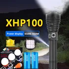 Прямая поставка, супер новый мощный светодиодный фонарик XHP100 26650, перезаряжаемый тактический фонарик Xhp90 с Usb, фонарик Cree Xhp70, фонарь