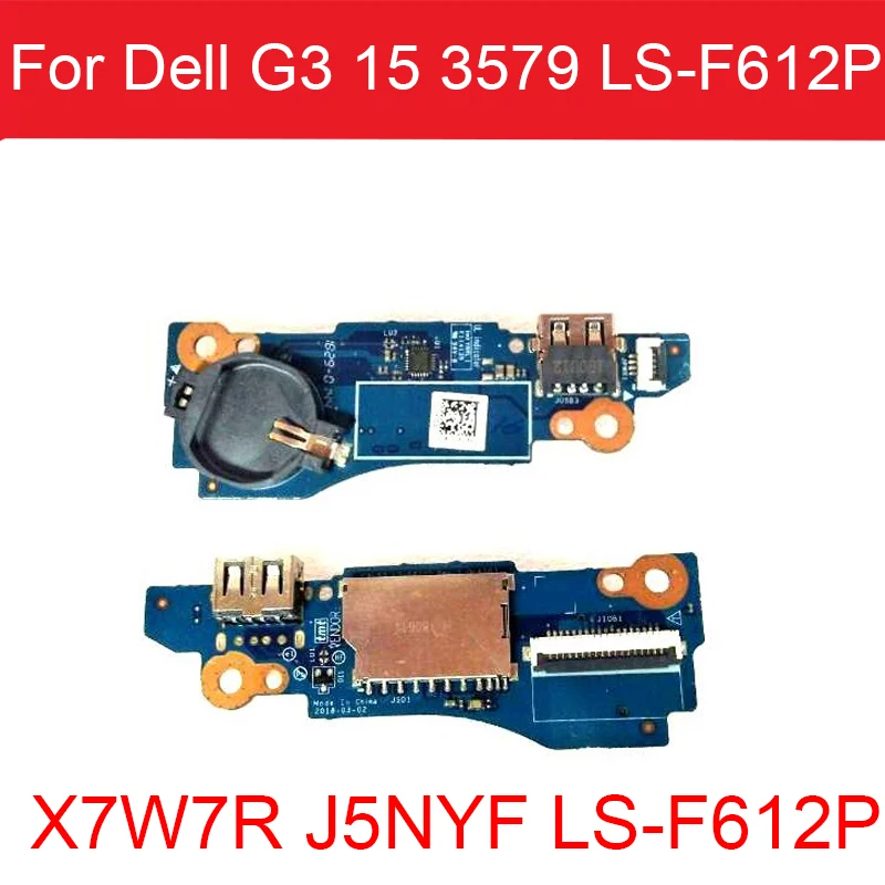 Dell G Series G3 3779 3579 3590 USB   SD Card Reader IO Board W CHC03 J5NYF GC0DD