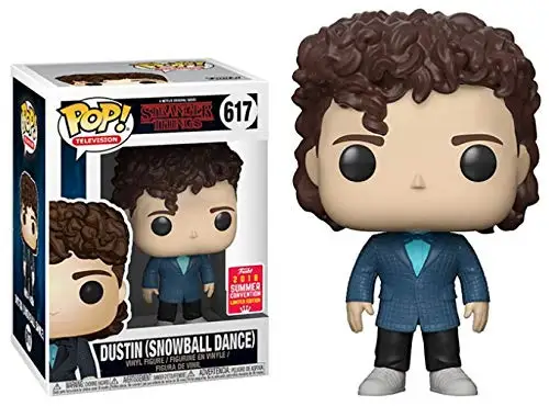 Funko поп странные вещи Дастин Дротика Дастин снежок танец Стива виниловые фигурки экшн и игрушки Коллекционная модель игрушки для детей - Цвет: 617