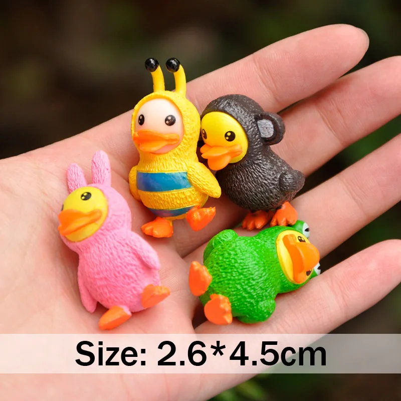 Миниатюрные Мультяшные животные BAIUFOR 1 шт. Настольная мини кукла марионетка декор