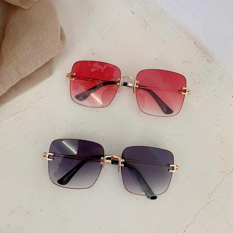 Модные квадратные женские солнцезащитные очки роскошные дизайнерские новые в