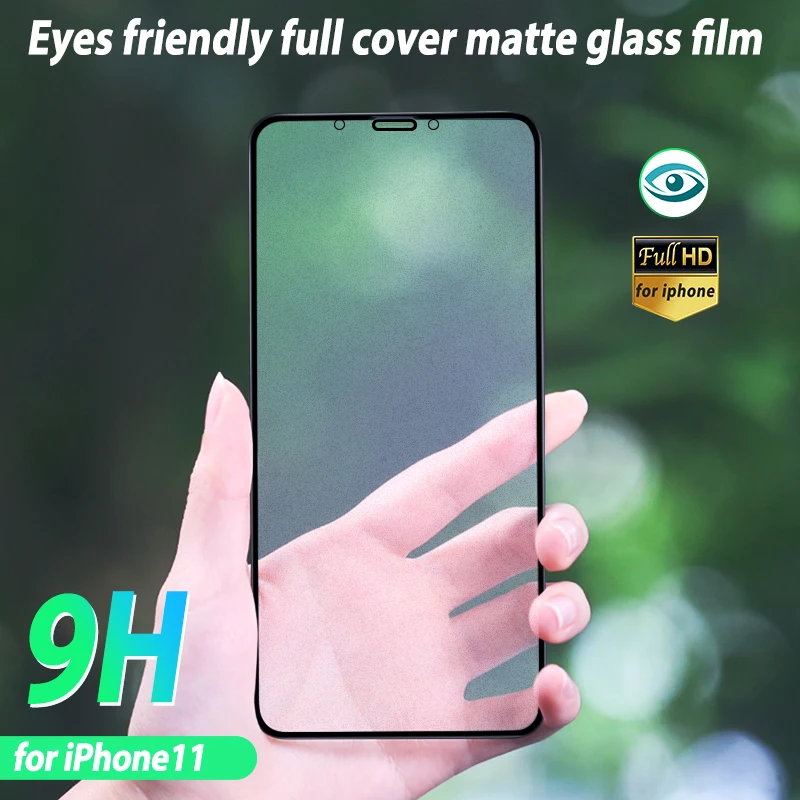 Матовое закаленное стекло для Iphone 11 Pro Max Защита экрана для Iphone X XS 11pro Max Iphone11pro стеклянная защитная пленка R