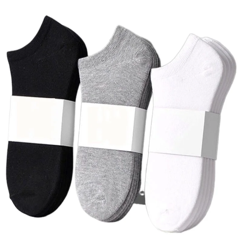 

Four Seasons Socks Men's Socks Harajuku with Inscription Invisible Low-cut Socks Sweat-absorbent Funny Suit White Short Socks