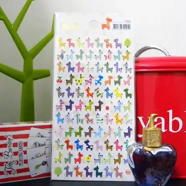 1 шт./лот стильная бумажная наклейка в виде жирафа и Совы декоративная этикетка