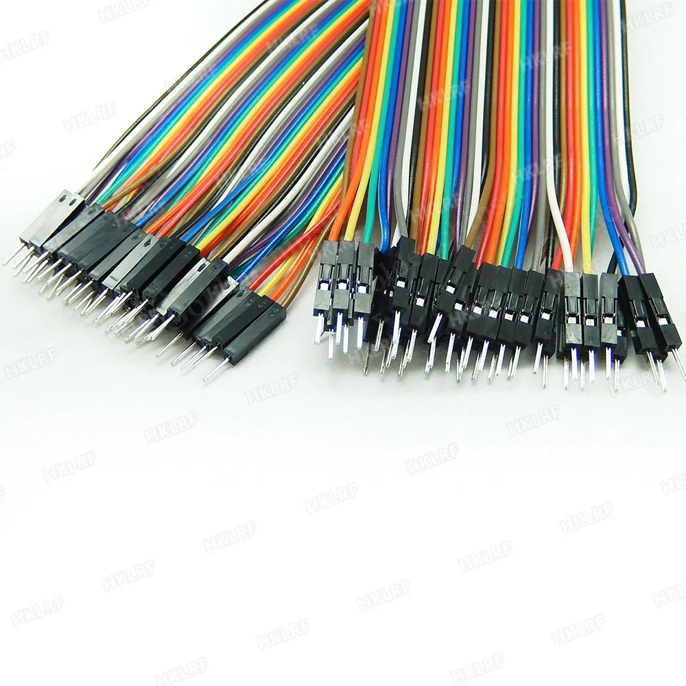 Перемычка для кабеля DuPont 40 шт. 20 см 2 54 мм штекер гнездо перемычка кабель