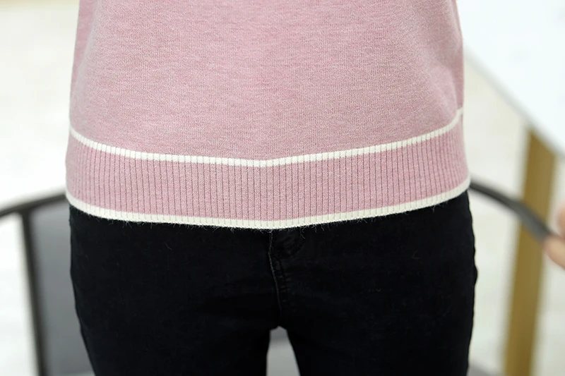 XJXKS, новинка, Зимняя мода, Pull Femme Hiver, хороший эластичный свитер, пуловер, Базовая рубашка, Топ с длинным рукавом, кашемировые свитера