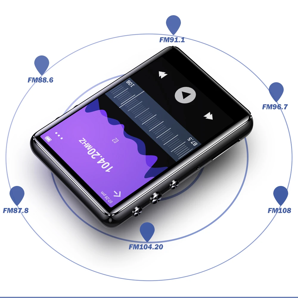 Оригинальный MP3 плеер металлический с поддержкой Bluetooth 5 0 Hi Fi музыкальный