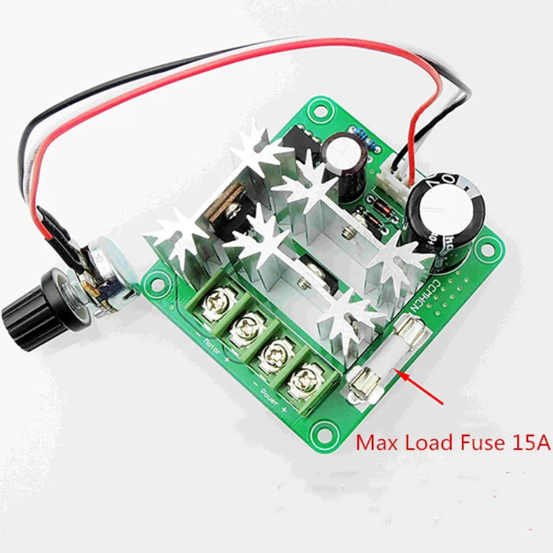 Регулятор скорости двигателя PWM переключатель регулятора 15A Регулятора Тока