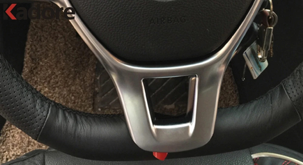 Панель рулевого колеса из АБС пластика для Volkswagen VW Tiguan 2017 2018 2019 mk2 обшивка
