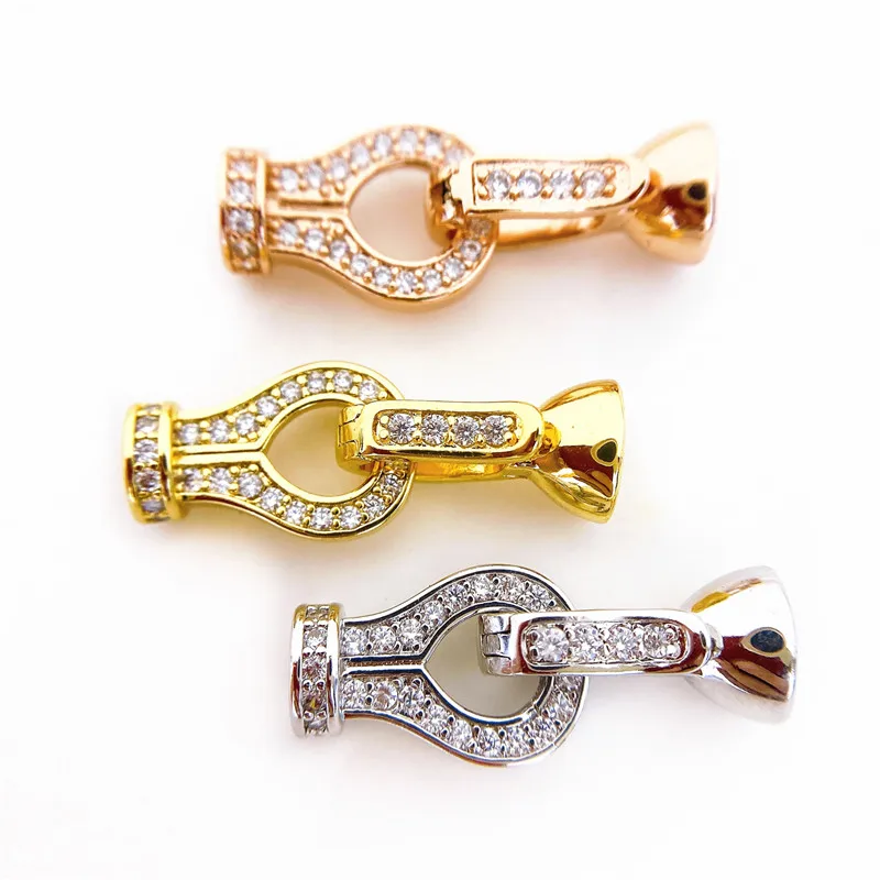 

Wholesale DIY Natural Stones Beads Jewelry Making Accessories Silver/Gold/Rose Gold Metal Connector Clasps Findings