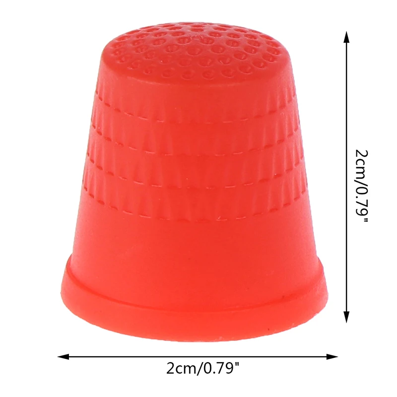 5Pcs Rubber Craft Quilter Needlework Sewing Thimble Protector Counting Finger Tip Cone | Дом и сад