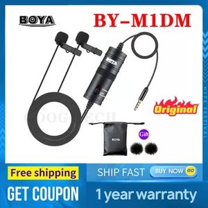 Внешний микрофон BOYA для телефона, петличный микрофон для камеры, конденсаторный микрофон для xiaomi, iPhone Xs, X, Canon, DSLR, PK Rode