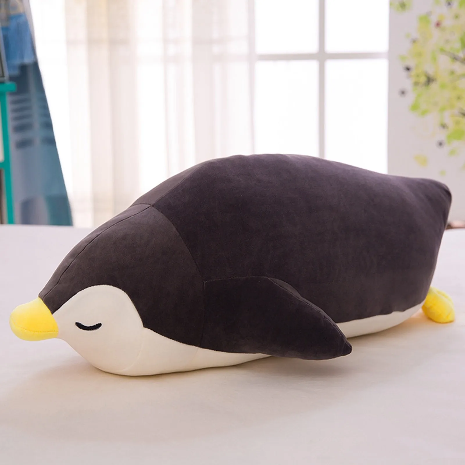 

Children's penguin stuffed animal building block cute soft plush toy cute penguin doll plush toy birthday gift 6*