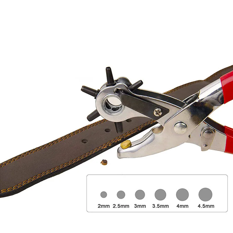 

3 шт., перфоратор для прокола ремней, кожи