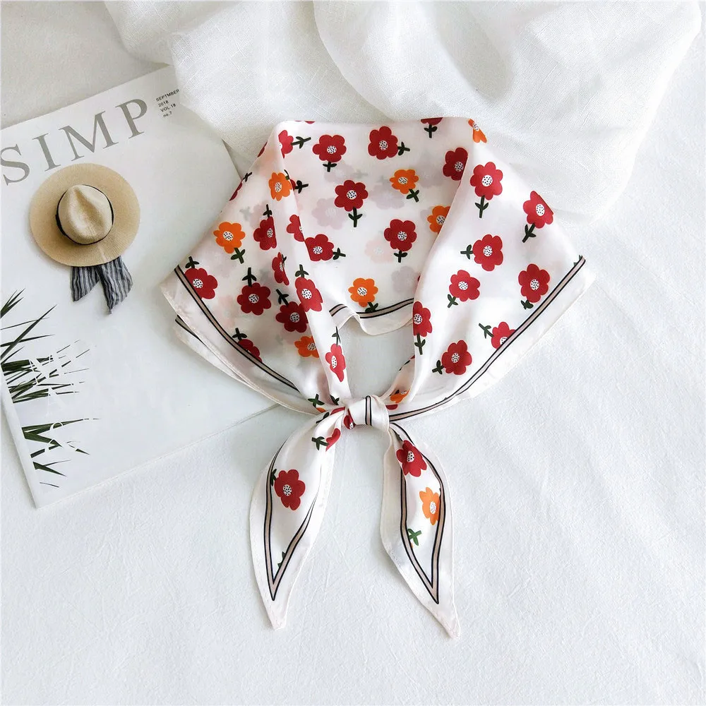 Женский шелковый шарф для волос с принтом лошади дизайнерский женский кошелек